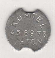 TURQUIE,TURKEI,TURKEY KUMTEL TELEPHONE  ALUMINUM TOKENS -24,6 MM. - Otros & Sin Clasificación