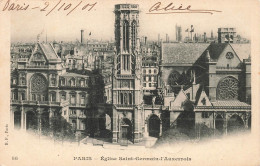 FRANCE - Paris - Vue Sur L'église Saint Germain L'Auxerrois - Vue Générale Face à L'entrée - Carte Postale Ancienne - Kirchen