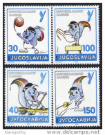 Yugoslavia 1986 Universiade Zagreb '87 MiNr 2190-2193 MNH - Neufs