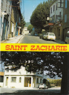 SAINT ZACHARIE (Var): La Poste Et La Rue Jean Jaurès - Voitures à Identifier - Saint-Zacharie
