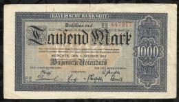 ALLEMAGNE . BILLET DE 1.000 MARK . 1922 . - 1.000 Mark