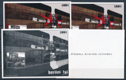 ** 2004/40 Berlini Fal 4 Db-os Emlékív Garnitúra Azonos Sorszámmal (20.000) / Souvenir Sheet Collection Of 4 - Andere & Zonder Classificatie