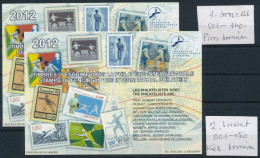 ** 2012 Francia Nyelvű Emlékívpár, Ritka! / French Souvenir Sheet - Other & Unclassified