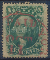 O 1851 Mi 6 Piros Bélyegzéssel / Red Cancellation - Andere & Zonder Classificatie