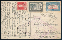 1930 Zeppelin 1. Dél-amerikai Repülés Képeslap Bécsbe / Zeppelin 1st South America Flight Postcard To Vienna - Other & Unclassified