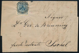 ~1857 9kr Levélen / On Cover "TRIESTE" - Andere & Zonder Classificatie