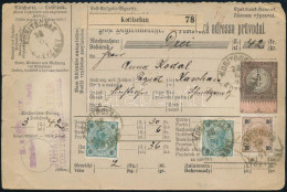 1894 Teljes Csomagszállító / Complete Parcel Card - Andere & Zonder Classificatie