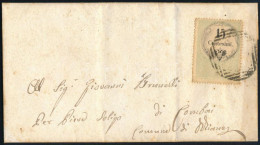 1856 15c Okmánybélyeg Postabélyegként Felhasználva Levélen / 15c Fiscal Stamp Used As Postal Stamp On Cover - Sonstige & Ohne Zuordnung