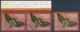 O 1975 Lepke Felül Fogazatlan Pár + Támpéldány / Mi 2436 Pair, Imperforate Above - Autres & Non Classés