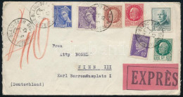 1943 Expressz Cenzúrázott Levél Bécsbe / Express Censored Cover To Vienna - Other & Unclassified