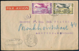 1937 Légi Levél Amszterdamba / Airmail Cover To Amsterdam - Autres & Non Classés