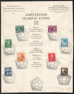 1928 Olimpia Emléklap - Sonstige & Ohne Zuordnung