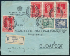 1931 Ajánlott Levél 6 Db Bélyeggel Budapestre / Registered Cover To Hungary - Autres & Non Classés