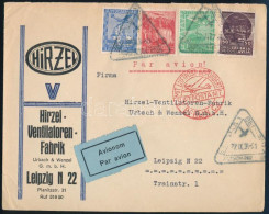 1934 Légi Levél Leipzigbe Klf Bélyegzésekkel / Airmail Cover To Leipzig - Altri & Non Classificati