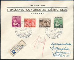 1938 Ajánlott Helyi Levél Alkalmi Bélyegzéssel / Registered Local Cover With Special Postmark "BEOGRAD" - Autres & Non Classés