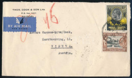 1936 Légi Levél Ausztriába / Airmail Cover To Austria "NAIROBI / KENYA" - Vienna - Sonstige & Ohne Zuordnung