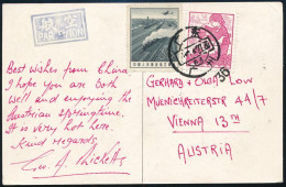 ~1960 Légi Képeslap Bécsbe / Airmail Postcard To Vienna - Andere & Zonder Classificatie