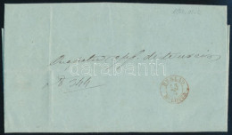 1862 Levél "BERLAD / MOLDOVA" - Other & Unclassified