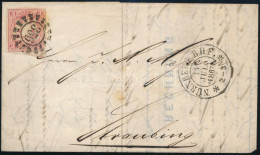 1867 Levél Straubingba / Cover To Straubing - Andere & Zonder Classificatie