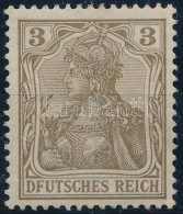 * 1902 3Pf "DFUTSCHES" Lemezhiba / Plate Flaw - Other & Unclassified