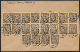 1923 Levél 20 Db Hivatalos Bélyeggel Berlinbe / Cover With 20 Official Stamps To Berlin - Sonstige & Ohne Zuordnung