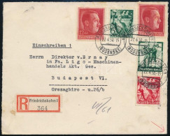 1938 Ajánlott Levél / Registered Cover - Autres & Non Classés