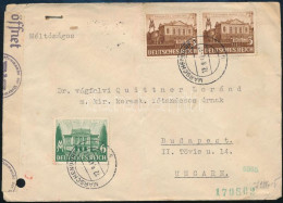 1941 Cenzúrázott Levél Budapestre / Censored Cover - Other & Unclassified