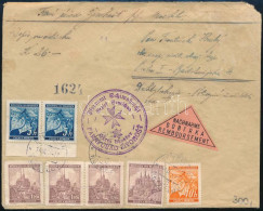 Böhmen Und Mähren ~1942 Utánvételes Levél 7 Bélyeggel / C.O.D. Cover With 7 Stamps - Sonstige & Ohne Zuordnung