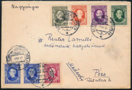 1939 Levél 7 Db Bélyeggel Pécsre / Cover With 7 Stamps - Andere & Zonder Classificatie