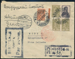 1932 Ajánlott Légi Levél Bécsbe / Airmail Registered Cover To Vienna - Otros & Sin Clasificación