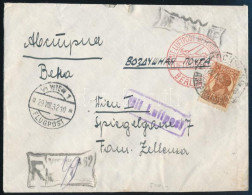 1932 Ajánlott Légi Levél Bécsbe / Registered Airmail Cover To Vienna - Andere & Zonder Classificatie