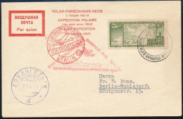 1932 Északi-sarki Repülés Levél Berlinbe / Arctic Flight Cover To Berlin - Other & Unclassified