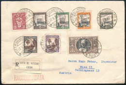 1933 Ajánlott Levél Bécsbe / Registered Cover With 8 Stamps To Vienna - Otros & Sin Clasificación
