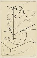 Martyn Ferenc (1899-1986): Geometrikus Kompozíció, 1978. Szitanyomat, Papír, Jelzett. Számozott: 49/100. 48×31,5 Cm / Se - Sonstige & Ohne Zuordnung