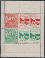 1906 Nemzetközi Foxterrier és Tacskó Kiállítás Bécs, Kétnyelvű Levélzáró Kisív / Bilingual Label Mini Sheet - Non Classificati