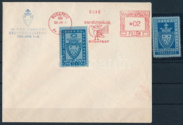1938 IV. PAX Ifjúsági Bélyegkiállítás Levélzáró + Borítékon Frankotyp Emlékbélyegzéssel / Label + On Cover - Non Classificati