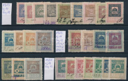 1913-1920 27 Db Okmánybélyeg / Fiscal Stamps - Ohne Zuordnung