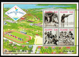 Aland 1991 - Mi.Nr. Block 1 - Postfrisch MNH - Sport - Aland