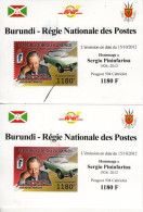 Burundi 2012 - Sergio Pininfarina - Peugeot 504 Cabriolet- Perf/Imperf 2 X 1v Sheets Neuf/Mint/MNH - Autos