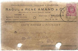 BAUDOUR Ets Raoul Et René AMAND & Cie – Produits Réfractaire Céramiques Et Calorifuges (1927) - 1900 – 1949