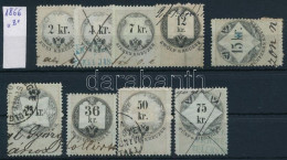 1866 9 Db Okmánybélyeg / Fiscal Stamps - Zonder Classificatie