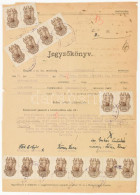 1945 Jegyzőkönyv 46.000P Illetékkel / Police Record With Fiscal Stamps - Unclassified