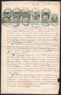 1876 Bp., Adásvételi Szerződés IV. Ker. Váci U. - Zsibárus U. Sarkán Található üzlet (fűszer-, Csemege- és Borkereskedés - Unclassified