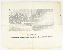 1849. Március 6. Olmütz, Az I. Ferenc József(1848-1916) által Kiadott Oktrojált Alkotmány Kiadása Után A Minisztertanács - Sin Clasificación