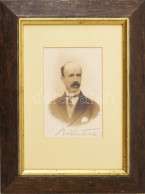 Bethlen István (1874-1946) Miniszterelnök Aláírt Fotója üvegezett Keretben 11x17 Cm - Altri & Non Classificati