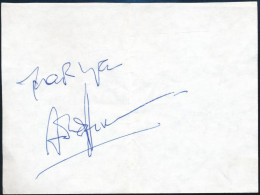 Anthony Perkins (1932-1992) Amerikai Színész Aláírása Papírlapon / Autograph Signature - Otros & Sin Clasificación