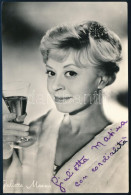 Giulietta Masina (1921-1994) Olasz Színésznő Aláírása Az őt ábrázoló Fotólapon / Autograph Signature - Sonstige & Ohne Zuordnung