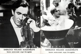 Cca 1970 ,, Sherlock Holmes Magánélete" Című Angol Filmvígjáték Jelenetei és Szereplői, 21 Db Vintage Produkciós Filmfot - Other & Unclassified