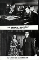 Cca 1989 Előtt Készült ,,Az Orvos Felesége" Című Román Film Jelenetei és Szereplői, 10 Db Vintage Produkciós Filmfotó (v - Sonstige & Ohne Zuordnung