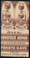 Cca 1920 Steril Mocca Kávé Számolócédula - Reclame